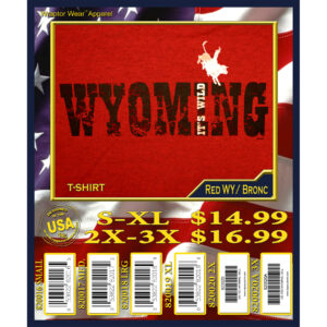WYOMING RED BULL T-SHIRT
