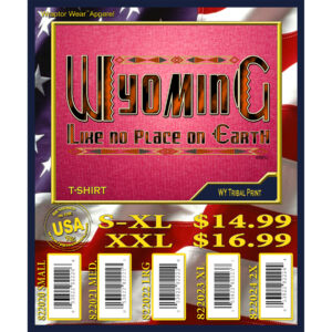 WYOMING TRIBAL PRINT T-SHIRT
