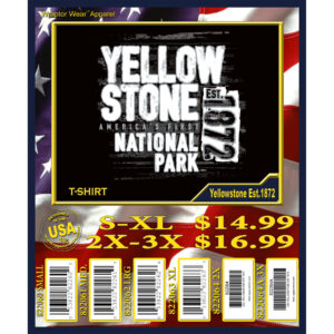 YELLOWSTONE ESTABLISHED 1872 T-SHIRT