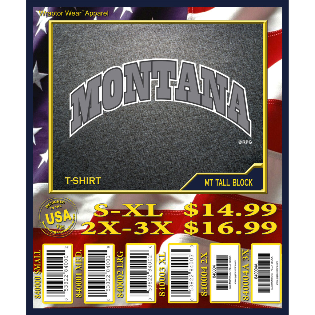 MONTANA TALL A BLOCK T-SHIRT