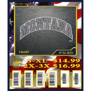 MONTANA TALL A BLOCK T-SHIRT