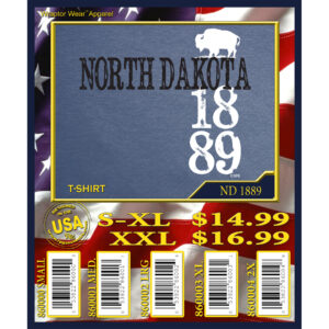 NORTH DAKOTA 1889 T-SHIRT