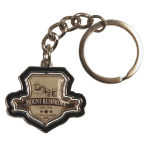 Mount Rushmore Shield Keychain