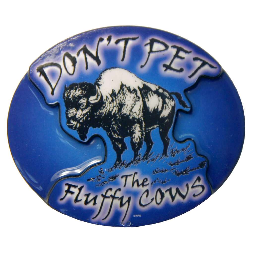 Don't Pet 2D Epoxy Magnet