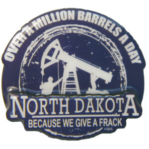 NORTH DAKOTA OIL FIELD 2D EPOXY MAGNET