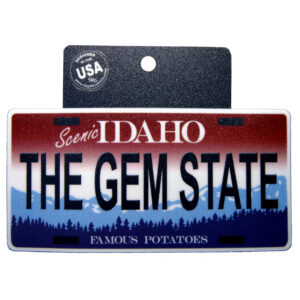 Idaho State License Plate Sticker