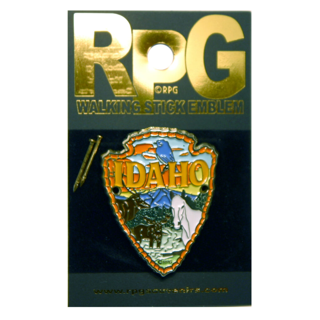 Idaho Arrowhead Walking Stick Emblem
