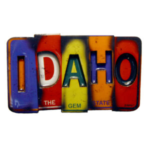 Idaho License Plate 2D Epoxy Magnet