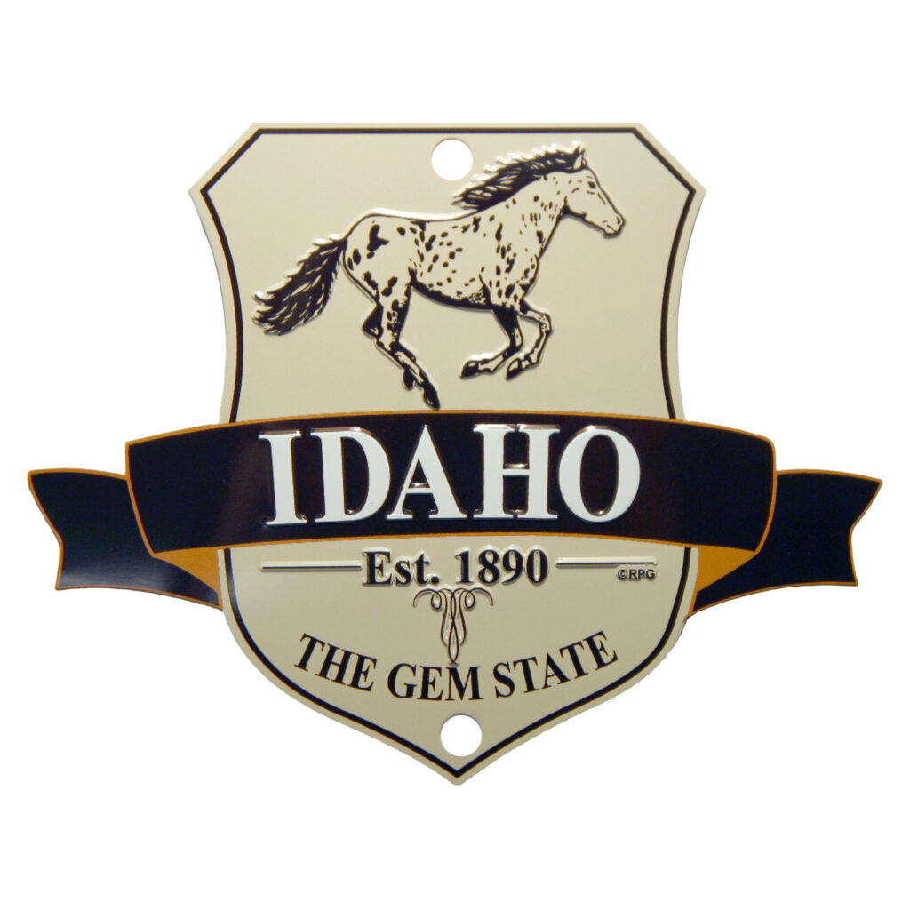 Idaho Shield Sign