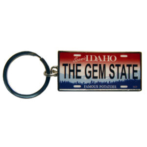 Idaho State License Plate Keychain