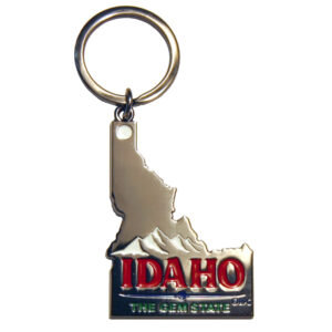 Idaho Metal Keychain
