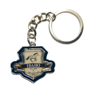 Idaho Shield Photo Spinner Keychain