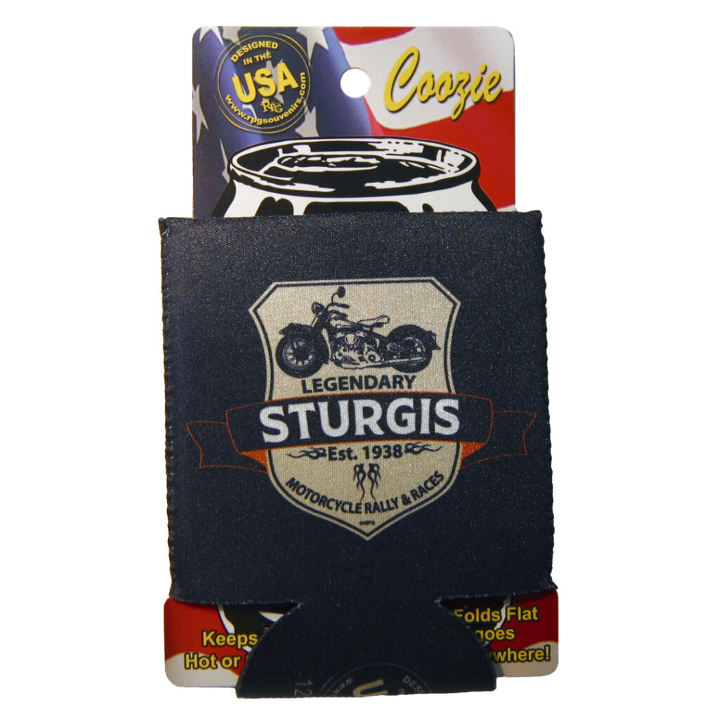Sturgis, SD Shield Can Coozie