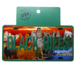 BLACK HILLS LICENSE PLATE STICKER