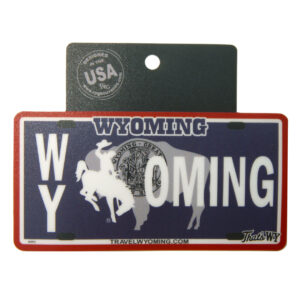 WYOMING LICENSE PLATE STICKER