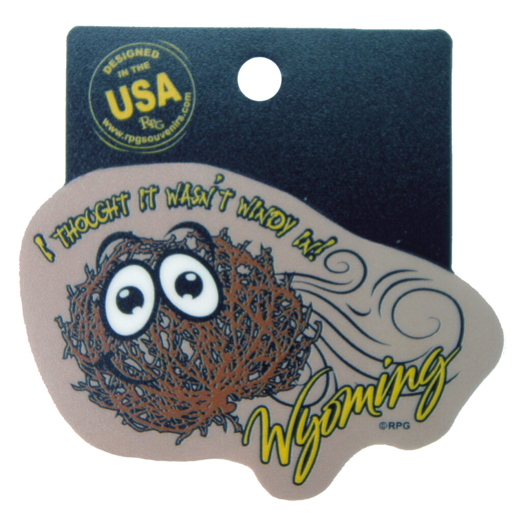 Wyoming Tumbleweed Sticker