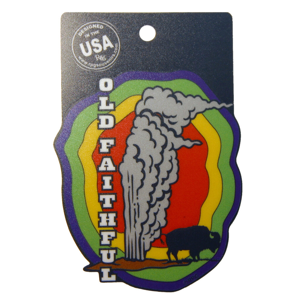 Yellowstone Old Faithful Sticker