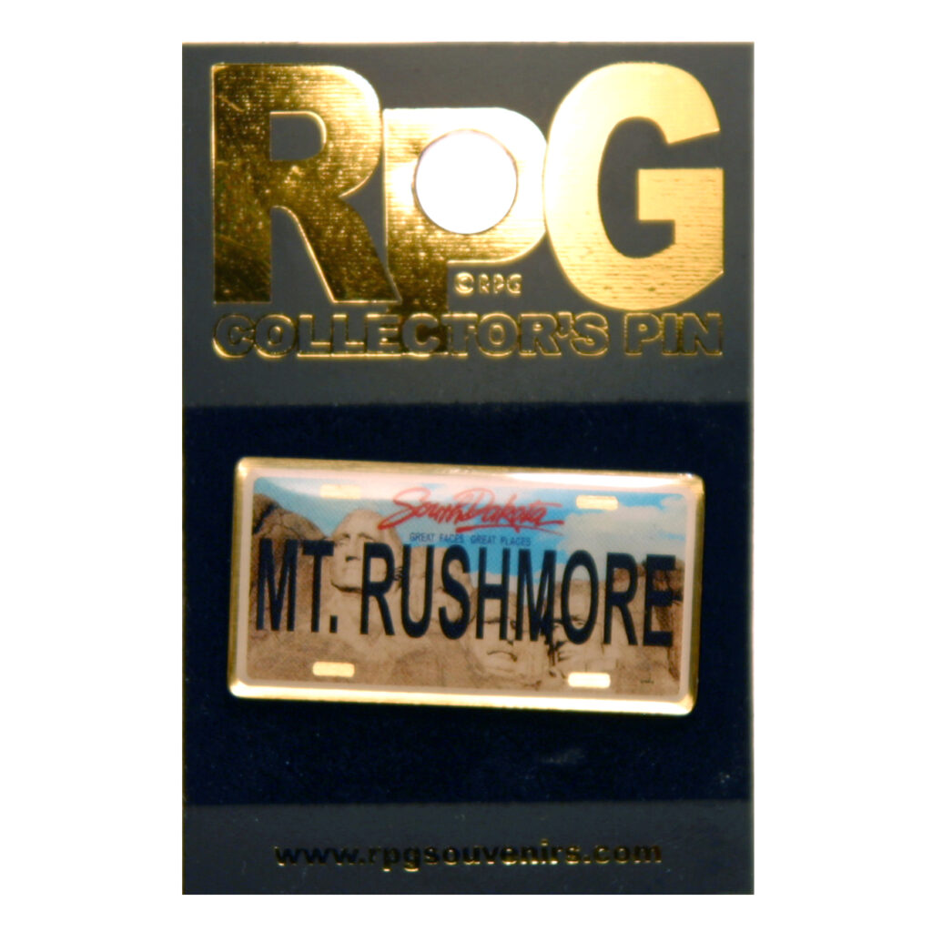 MOUNT RUSHMORE STATE LICENSE PLATE HAT TAC