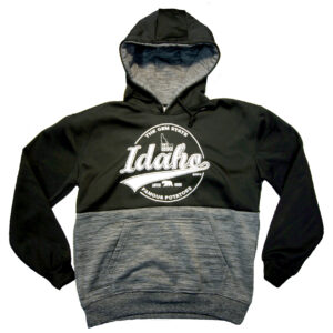 Idaho Charcoal/Black Pullover Hoody