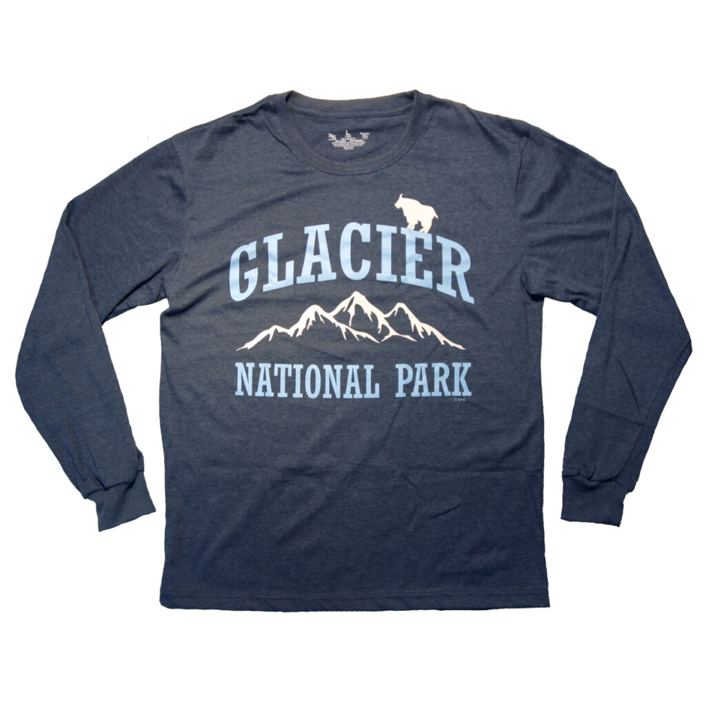 Glacier Heathered Navy L/S