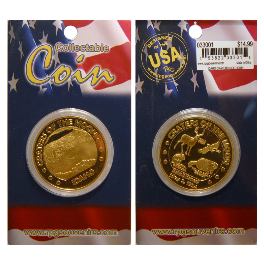 Idaho Craters Gold Coin