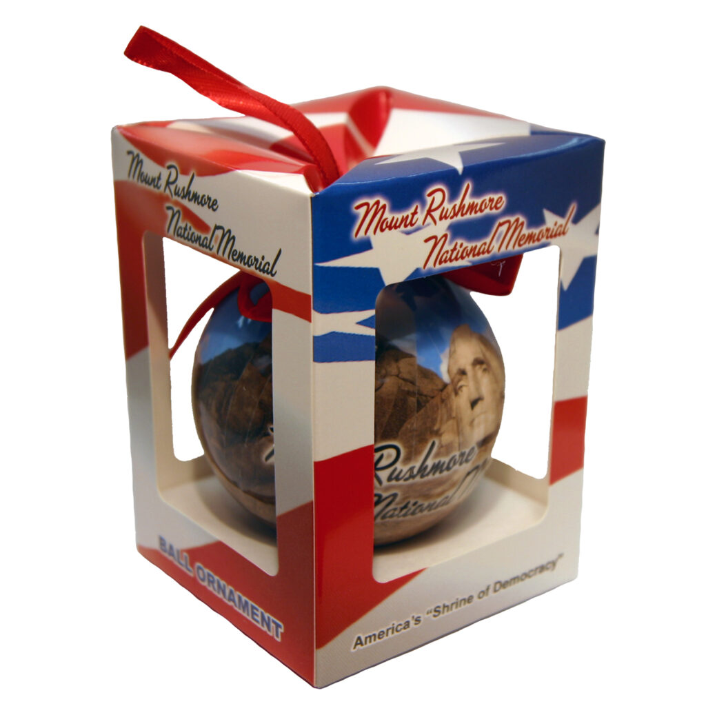MOUNT RUSHMORE ROUND ORNAMENT