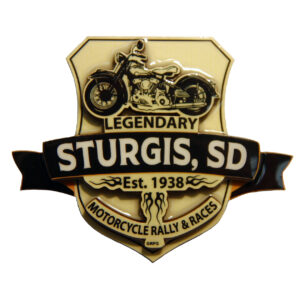Sturgis, SD Shield 2D Epoxy Magnet