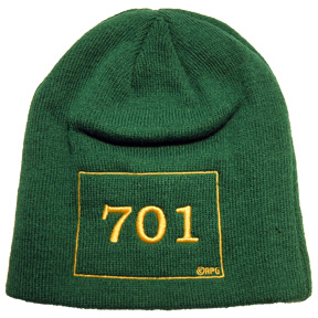 NORTH DAKOTA AREA CODE BEANIE