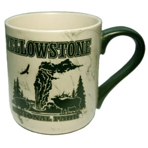 YELLOWSTONE GREEN DIRECT PRINT HISTORY MUG