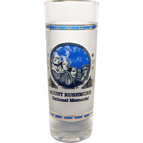 MOUNT RUSHMORE GOLD STARS SHOOTER WITH GOLD RIM