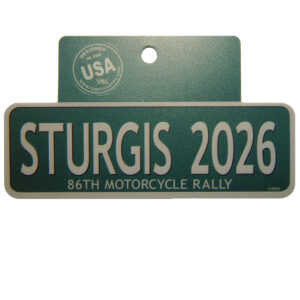 Sturgis Dated Street Sign Sticker