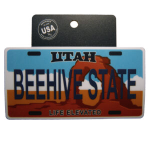 Utah State License Plate Sticker