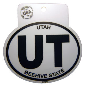 Utah Oval Sticker