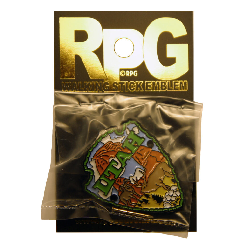 Utah Arrowhead Walking Stick Emblem