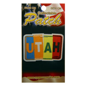 Utah License Plate Patch