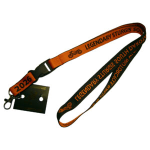 Sturgis Dated Woven Lanyard