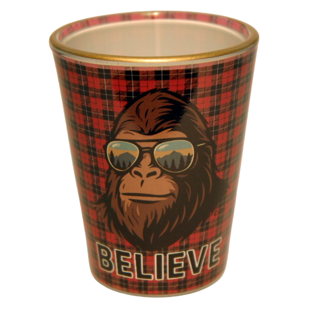 Big Foot Shot with Gold Rim