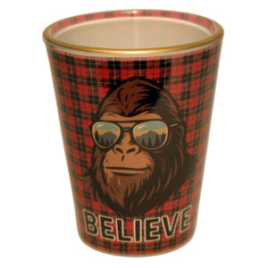 Big Foot Shot with Gold Rim