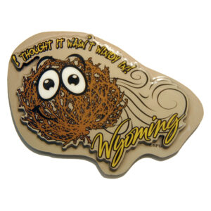 Wyoming Tumbleweed 2D Epoxy Magnet
