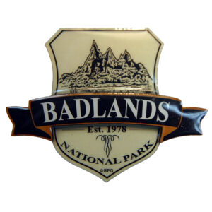 Badlands Shield 2D Epoxy Magnet