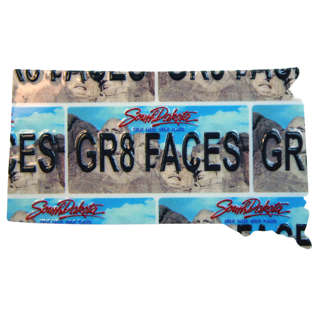 South Dakota Acrylic State Shape Magnet