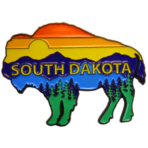 South Dakota Buffalo Scenic Magnet