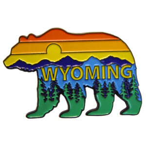 Wyoming Scenic Bear Magnet