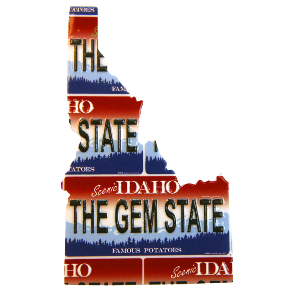 Idaho Acrylic State Shape Magnet