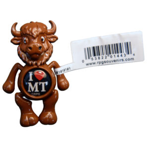 Montana Dangling Buffalo Magnet