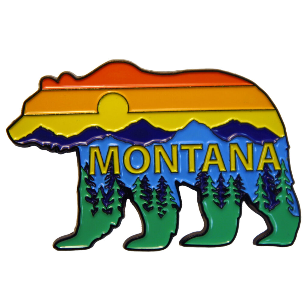 Montana Bear Scenic Magnet