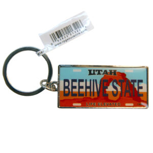 Utah State License Plate Keychain