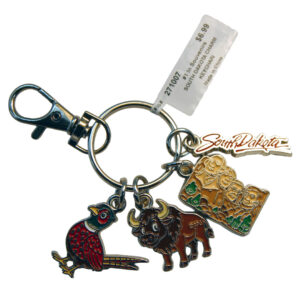 South Dakota Charm Keychain