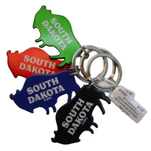 SOUTH DAKOTA BUFFALO BOTTLE OPENER KEYCHAIN
