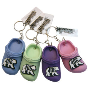 Montana Croc Keychain